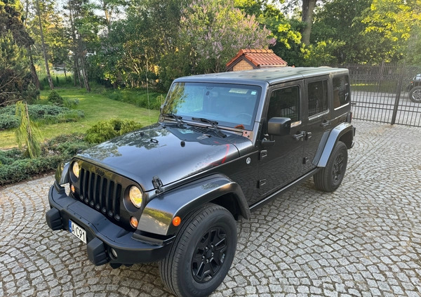 Jeep Wrangler cena 132000 przebieg: 160251, rok produkcji 2016 z Piaski małe 562